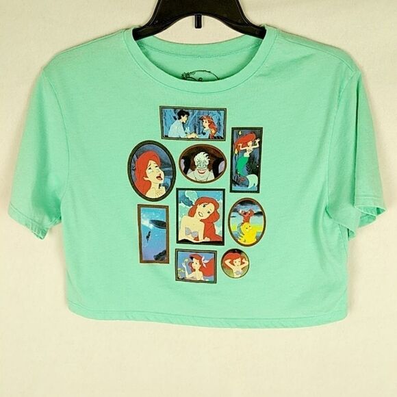 DISNEY'S LITTLE MERMAID SIZE MEDIUM AQUA TEAL CRO - Picture 2 of 6